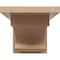 Ekena Millwork 4"W x 8"D x 4"H Wide Alma Rough Cedar Woodgrain TimberThane Corbel, Primed Tan CORUR04X08X04ALMRCPR - alternate 2